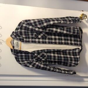 Boys flannel jacket, size extra large